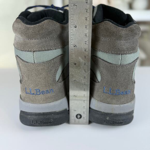 LL Bean Boots Womens 8M Primaloft Hiking Blue Gray hiking walking comfort S04113 - Picture 4 of 11